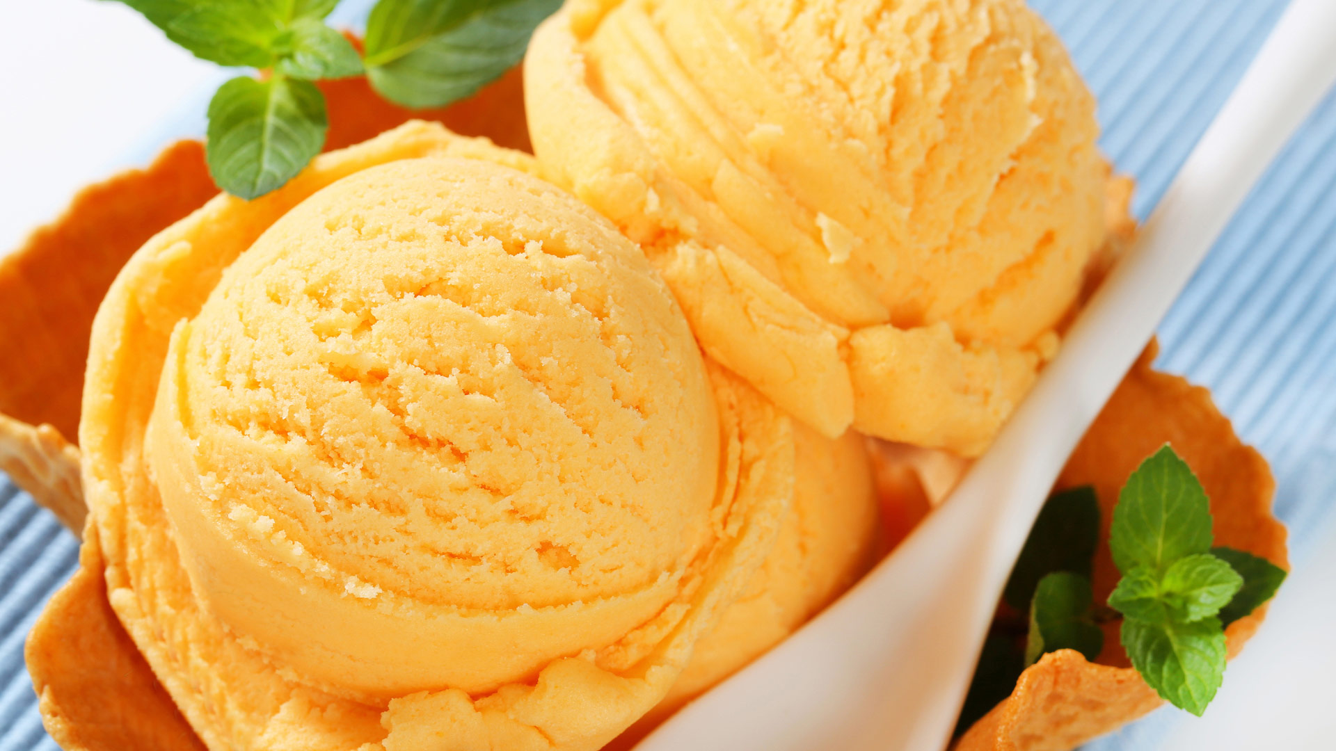 Rise and Shine Orange Frozen Yogurt Stevita Naturals