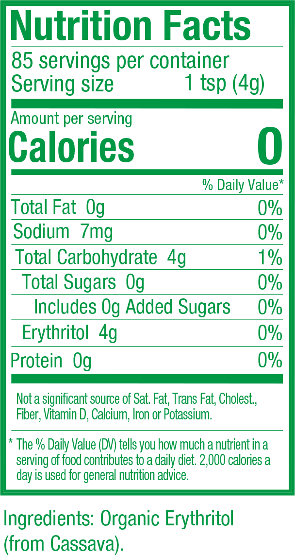 Sugar Alternatives Stevita Naturals